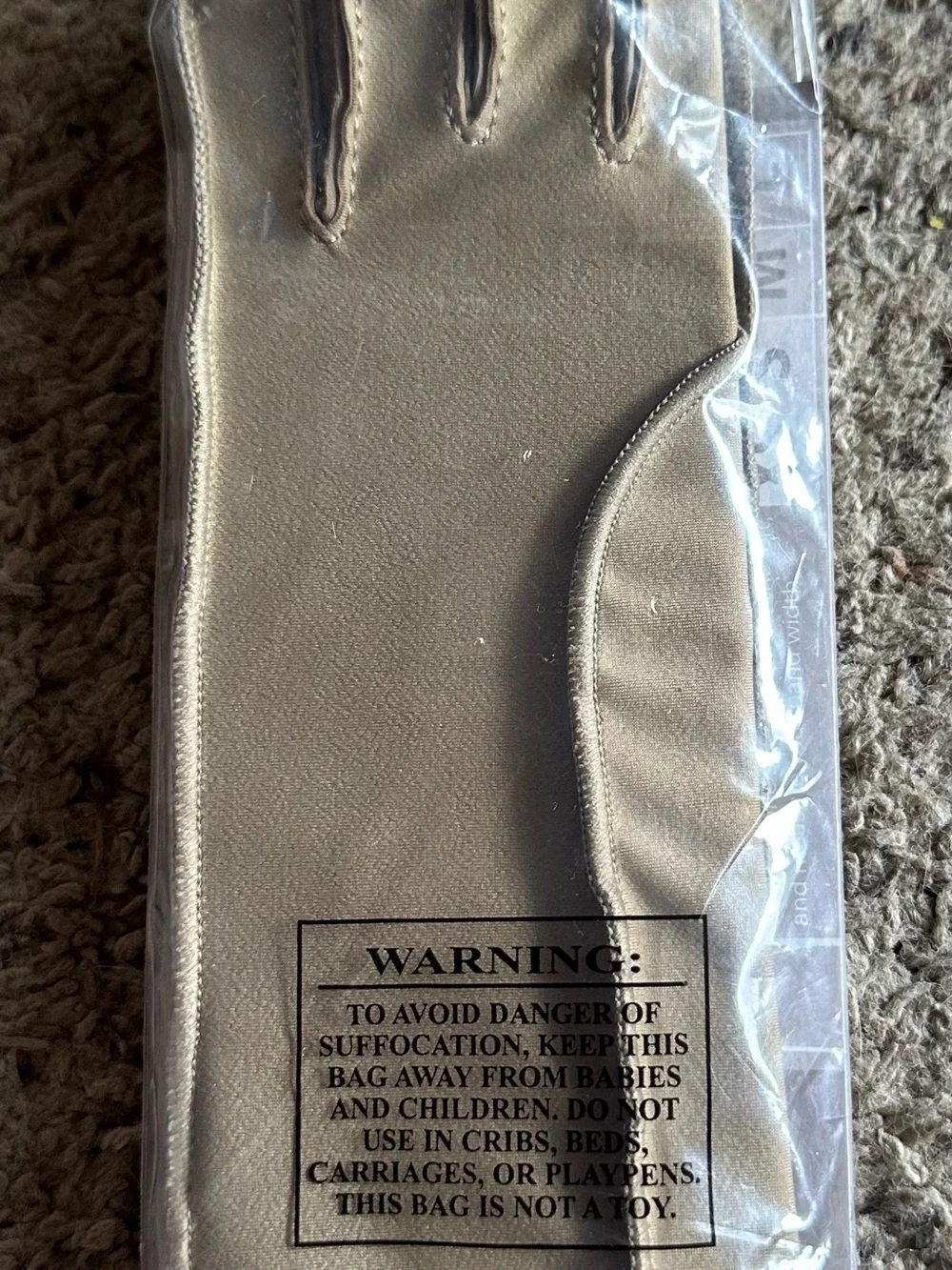 isotoner beige open-finger therapeutic gloves